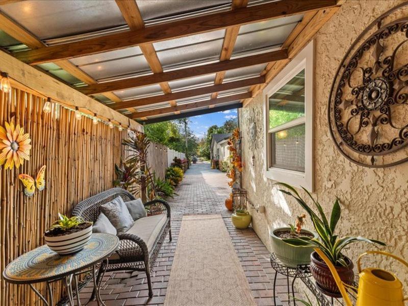 College Park-Orlando 5Star Villa Oasis - Home Away From Home - Quiet Neighborhood-Private Botanical Courtyard - Mins From Eola,Dt, Winter Park - Free Parking & Ev Plug In Eksteriør bilde
